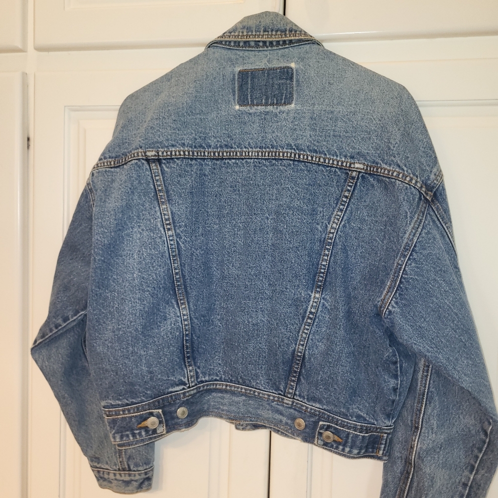 1980's Jordache Blue Denim Jacket - Picture 3 of 9
